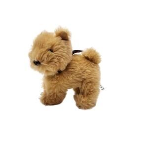 American Girl Julie Terrier Soft Stuffed Animal Plushie Dog With Leash Retired